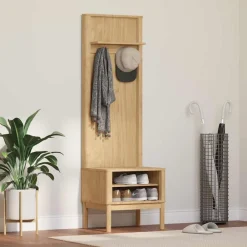 vidaXL Meuble de couloir FLORO 50 x 40 x 158 cm