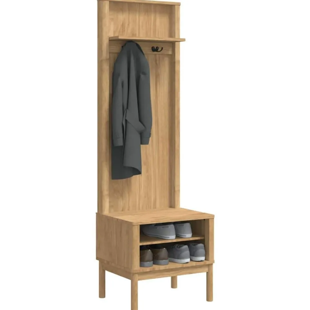 vidaXL Meuble de couloir FLORO 50 x 40 x 158 cm