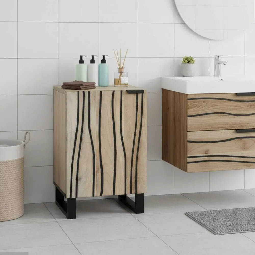 vidaXL Meuble de Lavabo de Salle de Bain 38 x 33,5 x 58 cm