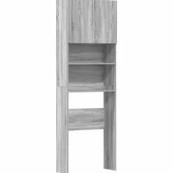 Accessoires Pour Appareils Électroménagers-vidaXL Meuble de machine à laver bois d'ingénierie Sonoma gris