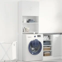 vidaXL Meuble de machine à laver bois d'ingénierie