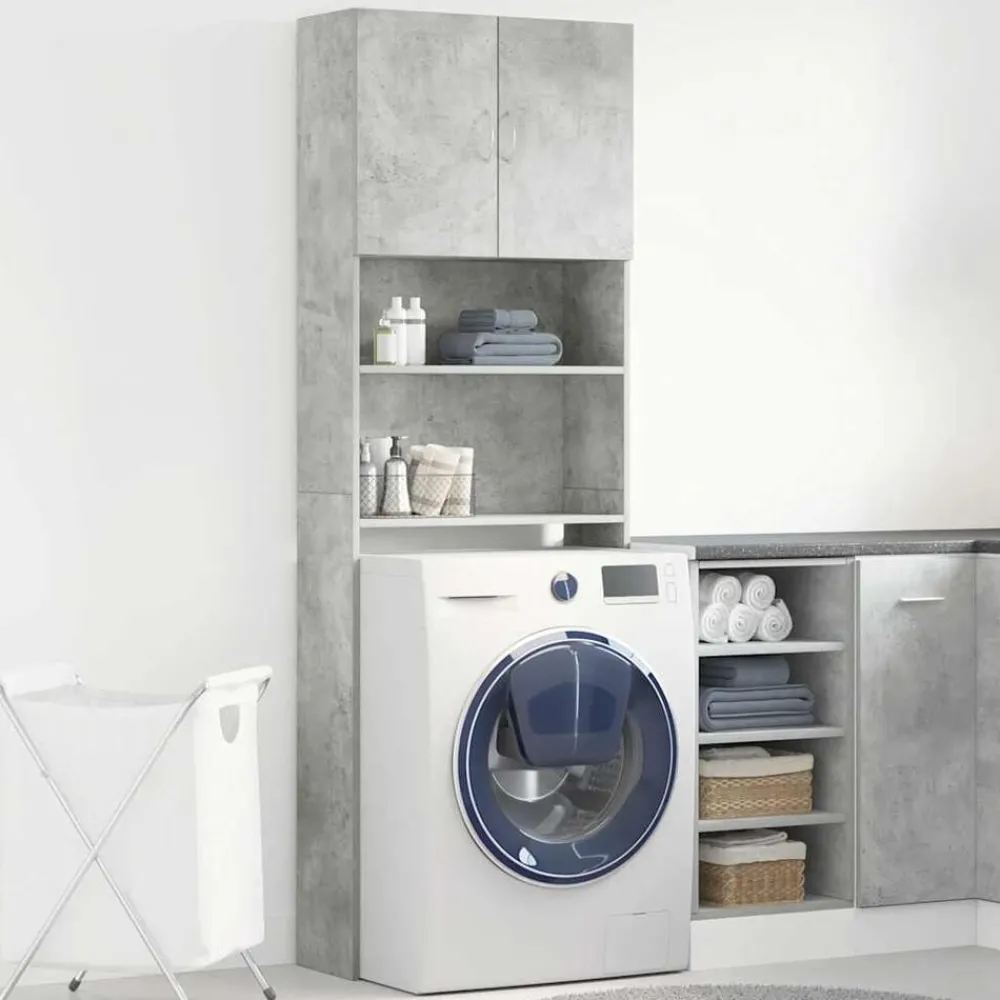 vidaXL Meuble de machine à laver bois d'ingénierie