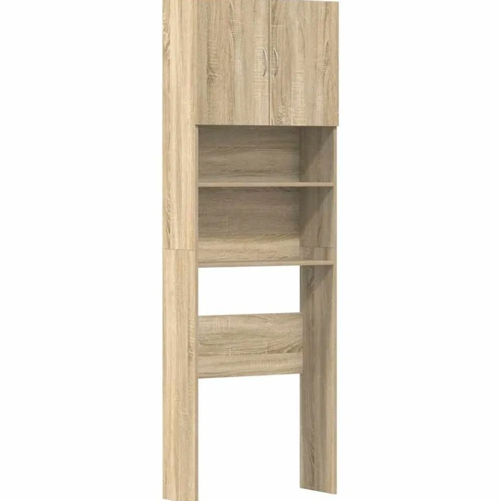 vidaXL Meuble de machine à laver chêne sonoma bois d'ingénierie