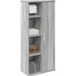 vidaXL Meuble de salle de bain avec porte-rouleau