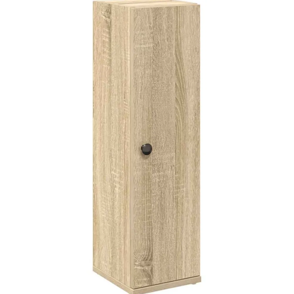 vidaXL Meuble de salle de bain avec porte-rouleau chêne sonoma