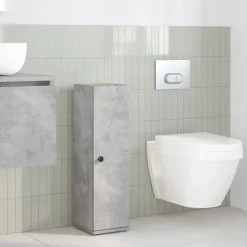 vidaXL Meuble de salle de bain avec porte-rouleau