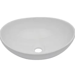 vidaXL Meuble de salle de bain en deux pièces Céramique Chêne