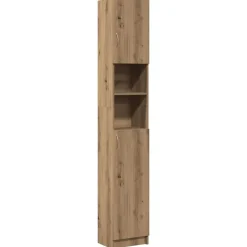Ensembles De Meubles-vidaXL Meuble de salle de bain Chêne artisanal 32x25,5x190 cm Bois d'ingénierie artisian oak