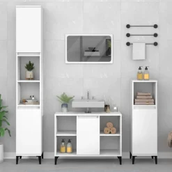 vidaXL Meuble d'évier 80x33x60 cm bois d'ingénierie