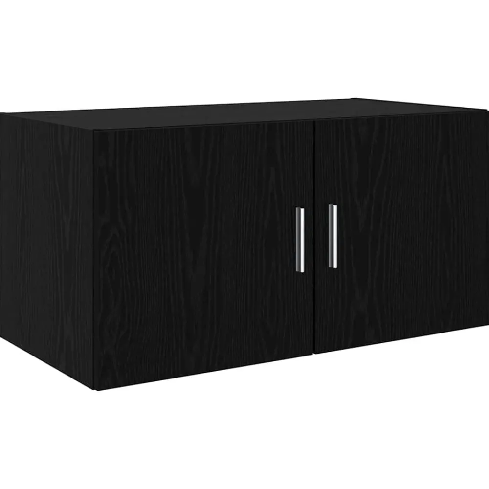 Armoires & Meubles De Rangement-vidaXL Meuble mural Chêne noir 80 x 42.5 x 40 cm Bois d'ingénierie Chêne noir