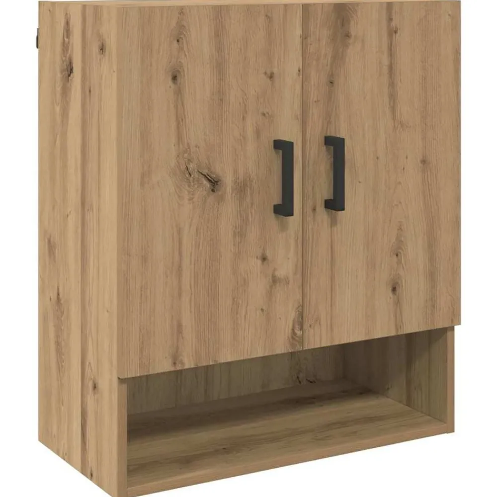 vidaXL Meuble mural chêne artisanal 60 x 31 x 70 cm Bois d'ingénierie