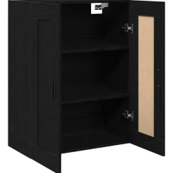 vidaXL Meuble mural Chêne noir 69,5 x 34 x 90 cm Bois d'ingénierie