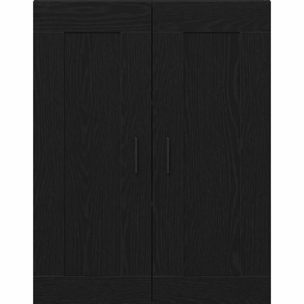 vidaXL Meuble mural Chêne noir 69,5 x 34 x 90 cm Bois d'ingénierie