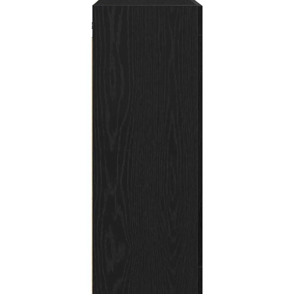 vidaXL Meuble mural Chêne noir 69,5 x 34 x 90 cm Bois d'ingénierie