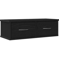 vidaXL Meuble mural Chêne noir 60 x 26 x 18,5 cm Bois d'ingénierie