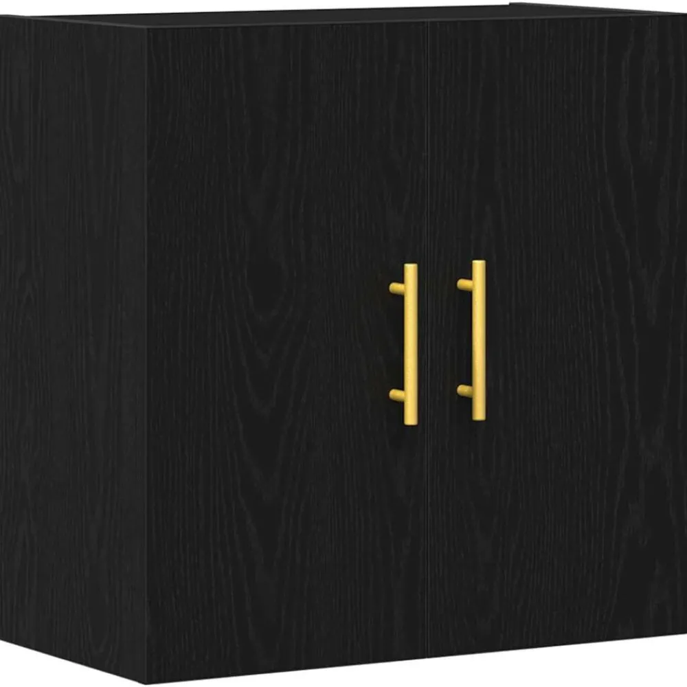 Armoires & Meubles De Rangement-vidaXL Meuble mural Chêne noir 60 x 31 x 70 cm Bois d'ingénierie Chêne noir