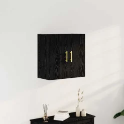 Armoires & Meubles De Rangement-vidaXL Meuble mural Chêne noir 60 x 31 x 70 cm Bois d'ingénierie Ch&ecirc;ne noir
