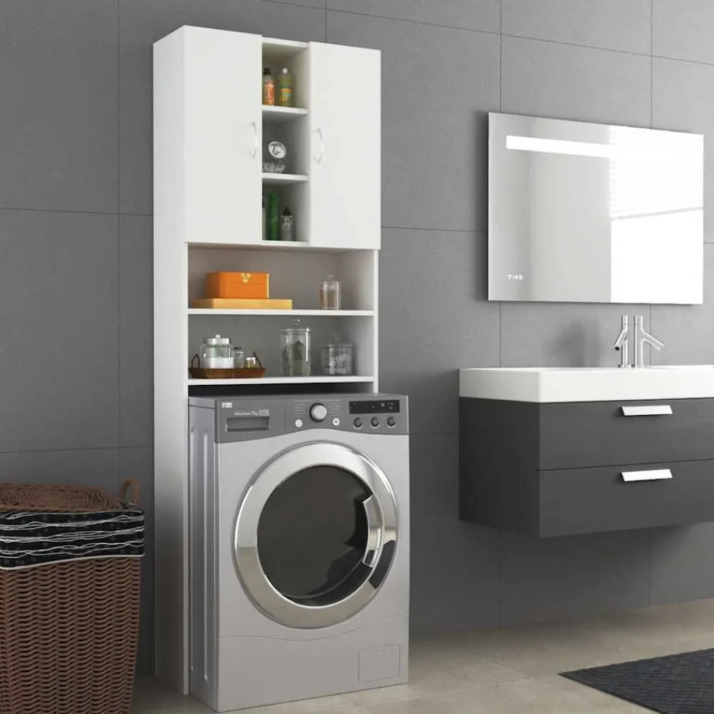vidaXL Meuble pour machine à laver 64x25,5x190 cm