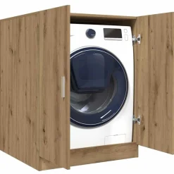 Accessoires Pour Appareils Électroménagers-vidaXL Meuble pour machine à laver chêne artisanal 70,5x71,5x91,5 cm ch&ecirc;ne artisanal