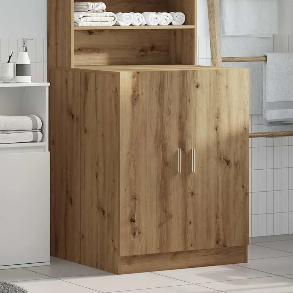 Accessoires Pour Appareils Électroménagers-vidaXL Meuble pour machine à laver chêne artisanal 70,5x71,5x91,5 cm chêne artisanal