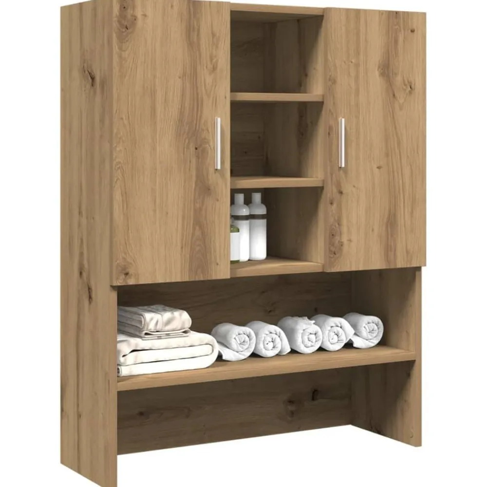 vidaXL Meuble pour machine à laver chêne artisanal 70,5x25,5x90 cm