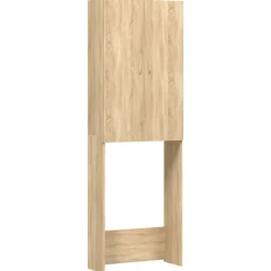 vidaXL Meuble pour machine à laver Chêne sonoma 64x25,5x190 cm