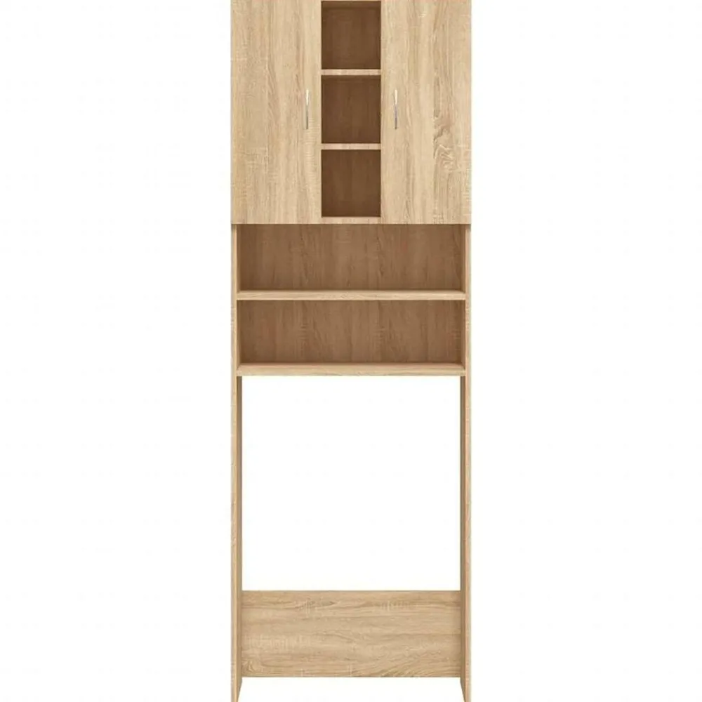 vidaXL Meuble pour machine à laver Chêne sonoma 64x25,5x190 cm