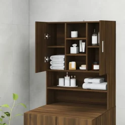 Accessoires Pour Appareils Électroménagers-vidaXL Meuble pour machine à laver Chêne marron 70,5x25,5x90 cm Chêne marron
