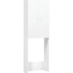 Accessoires Pour Appareils Électroménagers-vidaXL Meuble pour machine à laver 64x25,5x190 cm Blanc