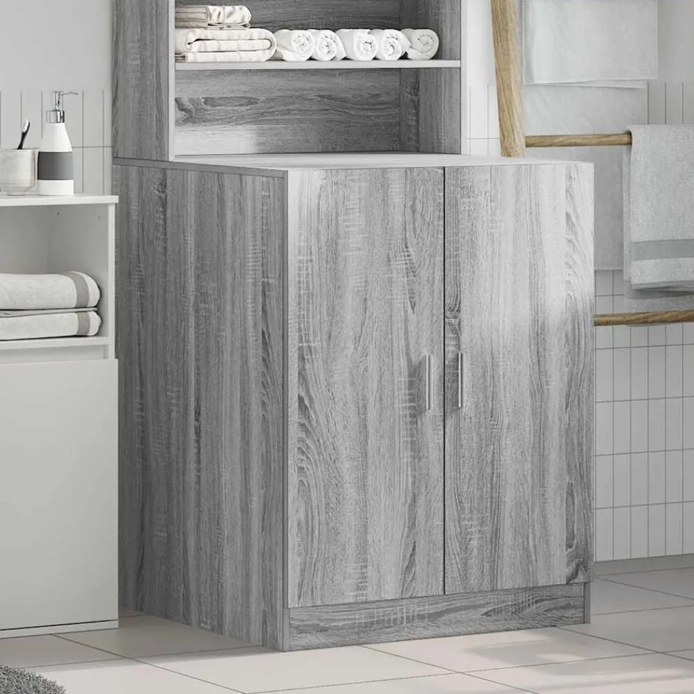 Accessoires Pour Appareils Électroménagers-vidaXL Meuble pour machine à laver 71x71,5x91,5 cm Sonoma gris