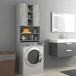 vidaXL Meuble pour machine à laver 64x25,5x190 cm