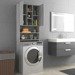 vidaXL Meuble pour machine à laver 64x25,5x190 cm