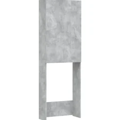 Accessoires Pour Appareils Électroménagers-vidaXL Meuble pour machine à laver 64x25,5x190 cm Gris béton