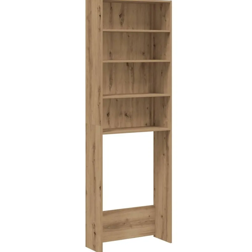 vidaXL Meuble pour machine à laver chêne artisanal 64x24x190 cm