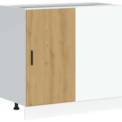 vidaXL Meuble sous évier "Lyon" Chêne artisanal Bois d'ingénierie