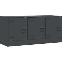 Meubles Tv-vidaXL Meuble TV 99x39x44 cm acier Anthracite