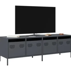 Meubles Tv-vidaXL Meuble TV 135x39x43,5 cm acier laminé à froid Anthracite