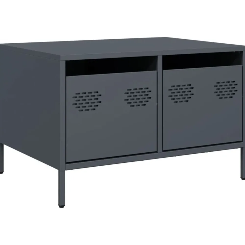 vidaXL Meuble TV 68x50x43,5 cm acier laminé à froid