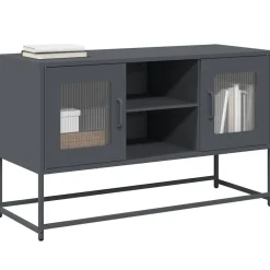 vidaXL Meuble TV 100,5x39x60,5 cm acier