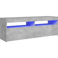 vidaXL Meuble TV avec lumières LED 120x35x40 cm