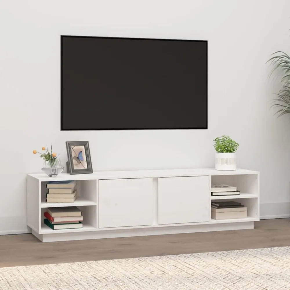 vidaXL Meuble TV 156x40x40 cm Bois de pin massif