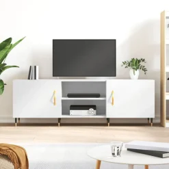 vidaXL Meuble TV 150x30x50 cm bois d'ingénierie