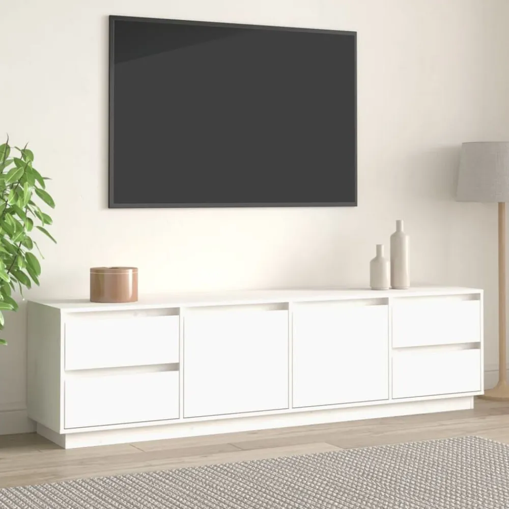 vidaXL Meuble TV 176x37x47,5 cm Bois de pin massif