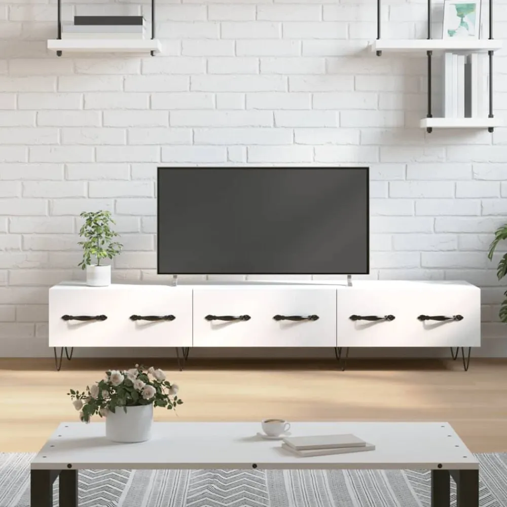 vidaXL Meuble TV 150x36x30 cm bois d'ingénierie