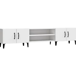 vidaXL Meuble TV 180x31,5x40 cm Bois d'ingénierie
