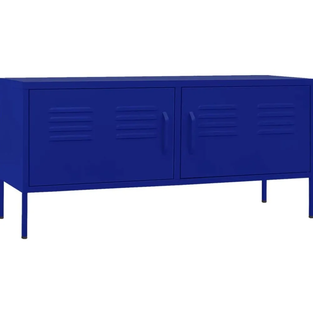 vidaXL Meuble TV 105x35x50 cm Acier
