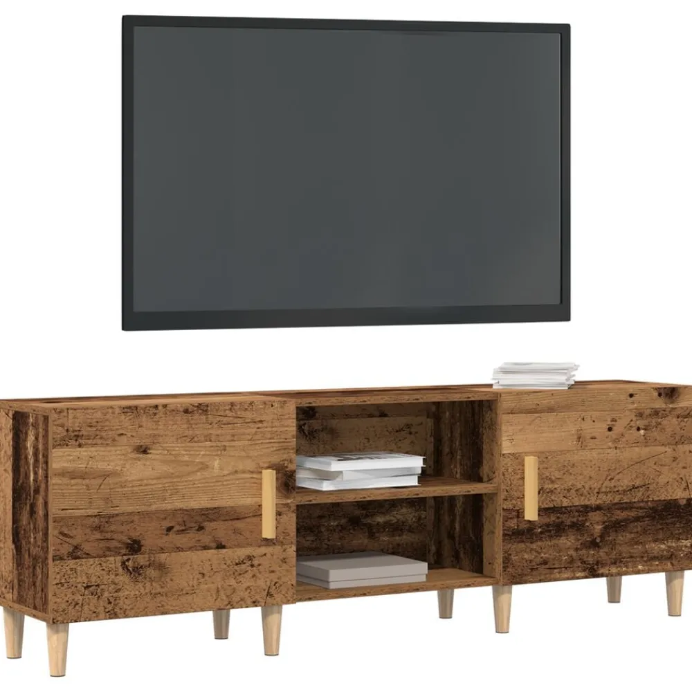 vidaXL Meuble TV 150 x 30 x 50 cm Bois d'ingénierie