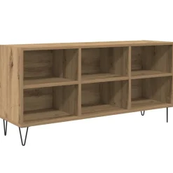 Meubles Tv-vidaXL Meuble TV Chêne artisanal 103,5 x 30 x 50 cm Bois d'ingénierie ch&ecirc;ne artisanal