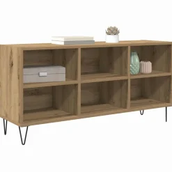 Meubles Tv-vidaXL Meuble TV Chêne artisanal 103,5 x 30 x 50 cm Bois d'ingénierie chêne artisanal