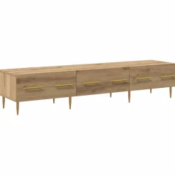 Meubles Tv-vidaXL Meuble TV Chêne artisanal 150 x 36 x 30 cm Bois d'ingénierie chêne artisanal